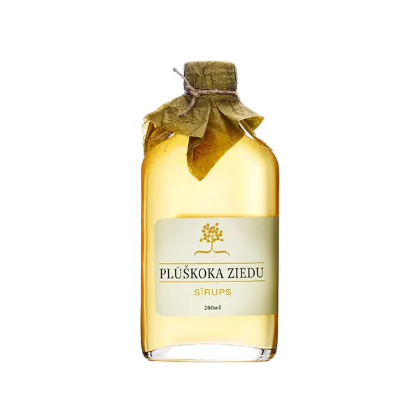 PLŪŠKOKA ZIEDU SĪRUPS (200ml) Rodnoisad