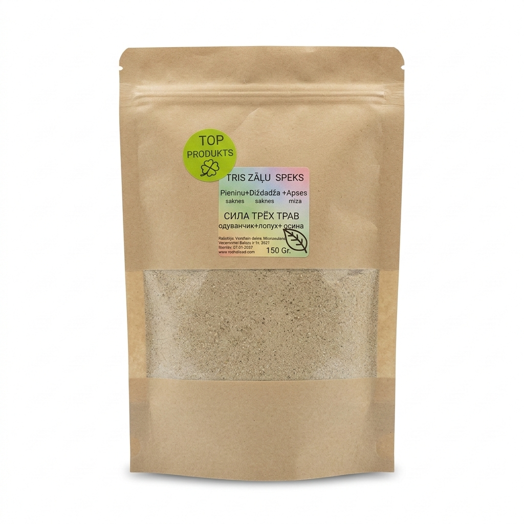 "Trīs zāļu spēks" – Dziļa aknu, žultspūšļa un gremošanas trakta attīrīšana